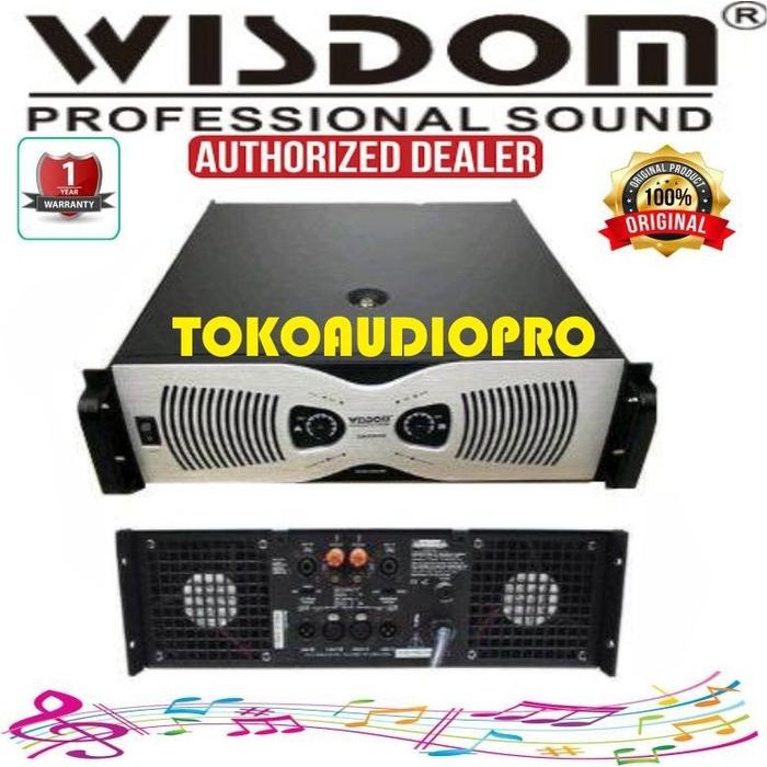 Paling Murah Power Wisdom Sa-2000 2-Channel Power Amplifier Wisdom Sa2000 Terlariss 