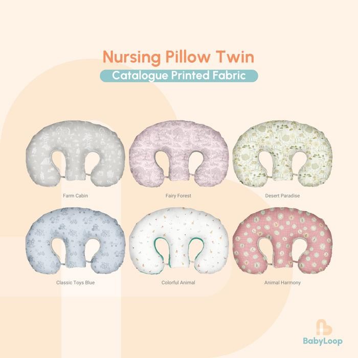 Bantal Menyusui - Nursing Pillow Twin - Baby Loop