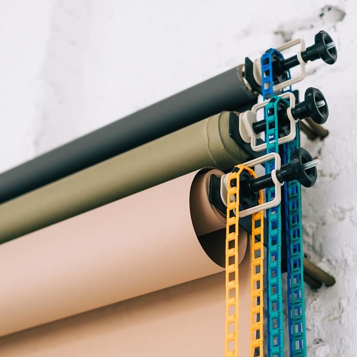 Stand Background Bracket Green Screen Tiang Backdrop manual chain roll