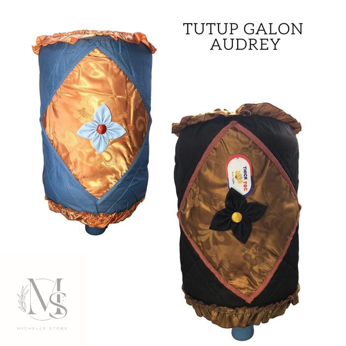 SIAPKIRIM Tutup Galon / Cover Galon Bahan Kain Asahi Motif Audrey READY STOCK