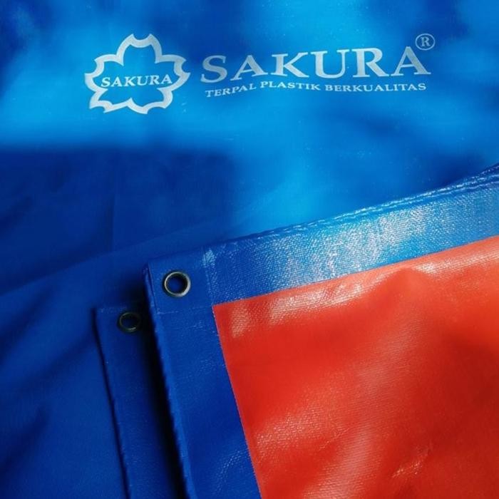 terpal plastik A12 sakura uk 4x6