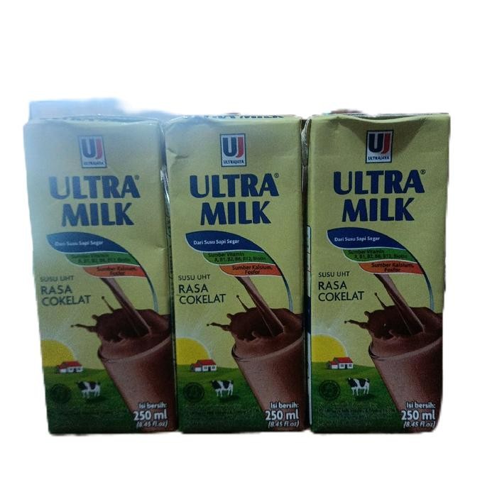 Eat77- Susu Ultra Milk 250 Ml 1 Dus 24 Pcs - Coklat