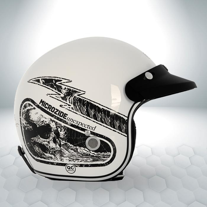 Marzano Helmet - Helm Retro Marzano X MICROZIDE - The Distort Helmet