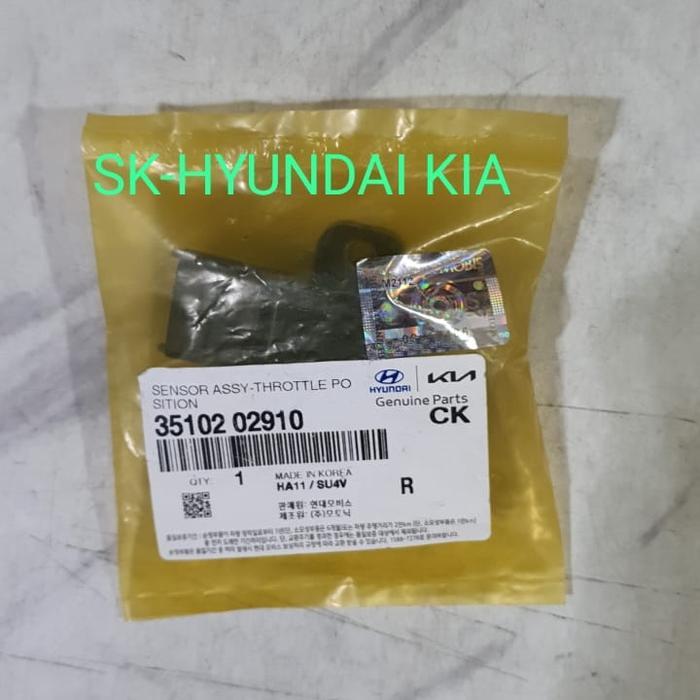 SENSOR TPS THROTTLE POSITION 35102-02910 KIA PICANTO LAMA COSMO -ASLI OK.