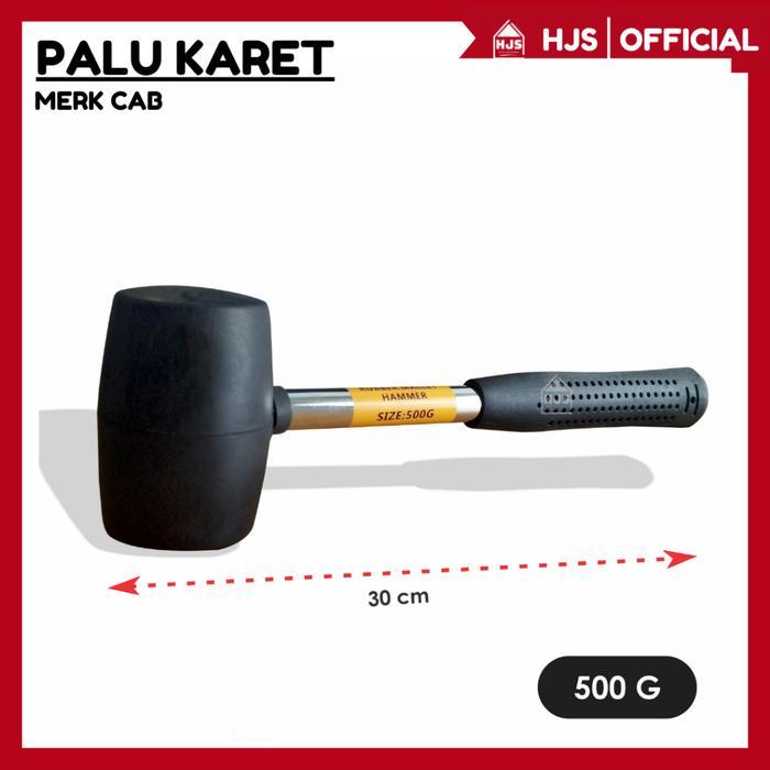 NEW [HJS] Palu Karet - Palu Keramik - Palu Granit High Quality Gagang Besi Martil Rubber Hammer