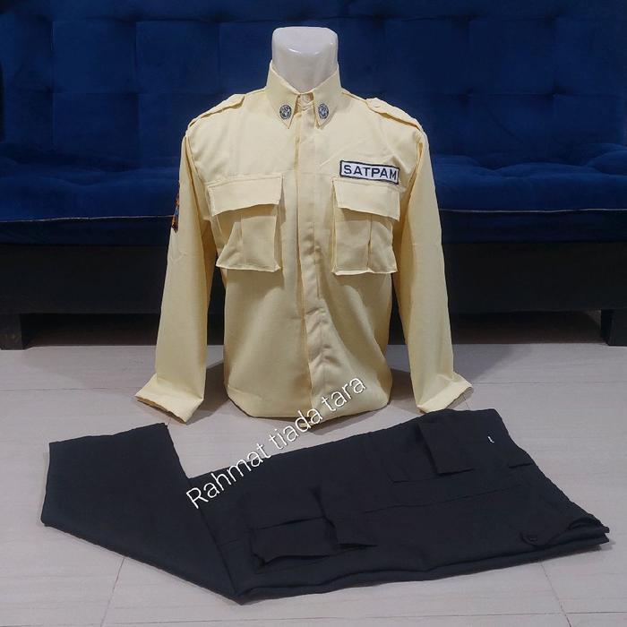 BAJU PDL SATPAM BAHAN GAIA/SERAGAM PDL SATPAM