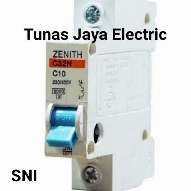 ORIGINAL MCB 1 Phase 2A/4A/6A/10A ZENITH (Single Pole)