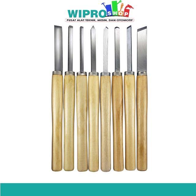 WIPRO Mata Bubut Kayu Set 8 Pcs TTS-32 Mata Bubut Kayu Set 8 Pcs TTS-32