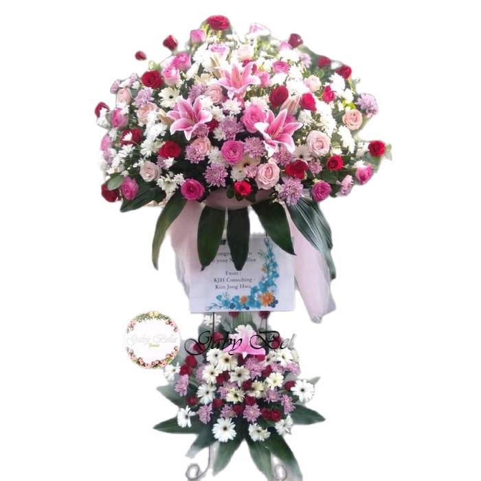 STANDING FLOWER BUNGA STANDING BUNGA SUKSES BUNGA CONGRATULATIONS KARANGAN BUNGA WEDDING STANDING