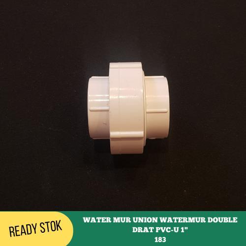 Water Mur Union Watermur Double Drat Pvc-U 1" 183 Terbaru 