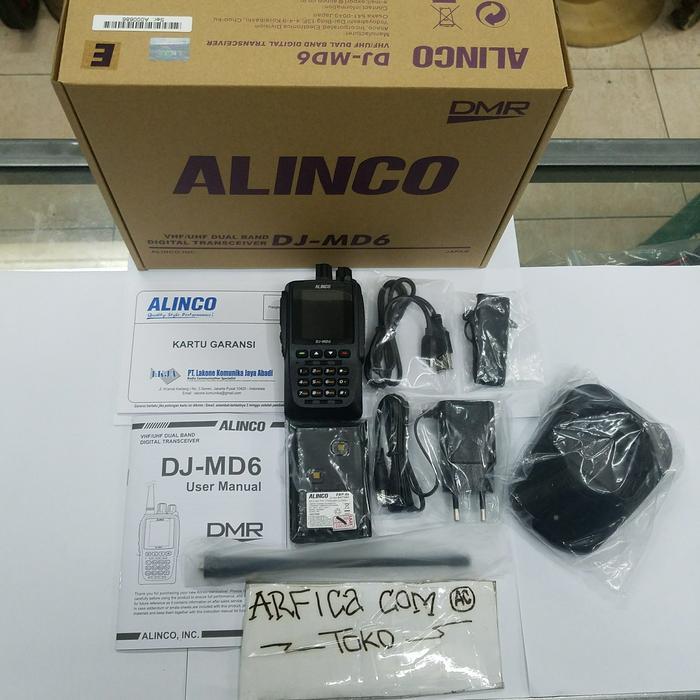 HT ALINCO DJ-MD6 DUAL BAND HT DIGITAL ANALOG ORIGINAL RESMI