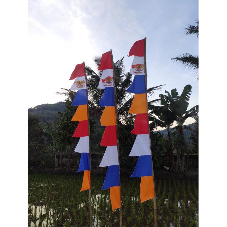 10 PCS Umbul Umbul Segitiga