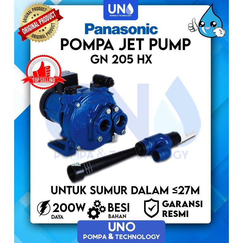 Pompa Air Panasonic Jet Pump Gn 205Hx Terbaru !!!