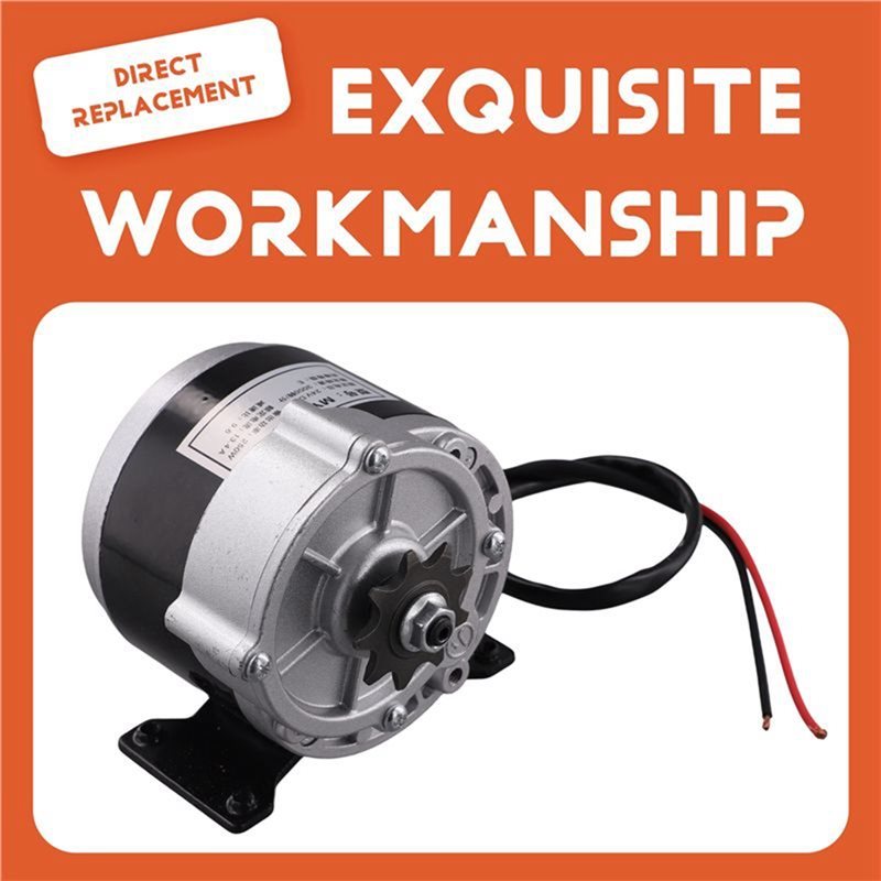 T42C-MY1016Z 24V 250W Electric Motor Gear Reduction Brushed DC Motor With 9 Tooth Sprocket Reducer