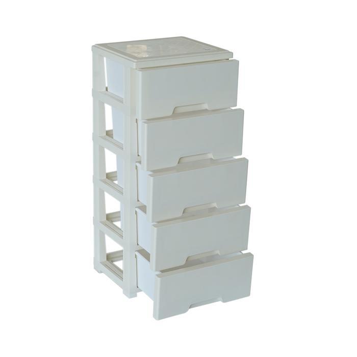 Pamanjosse44 - Informa Ivy Laci Penyimpanan 5 Tingkat - Ivory Chest Drawer Lemari Laci Storage