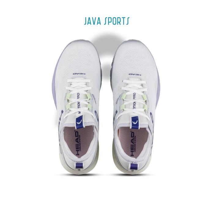 Sepatu Padel Tenis Head Motion Pro Women White / Lavender Padel Shoes