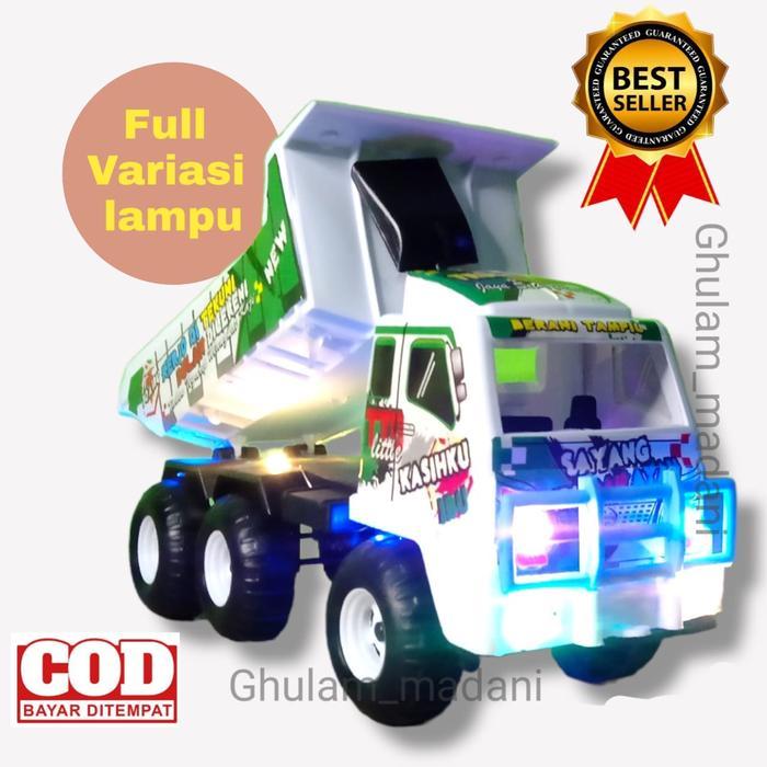 ( Truk Oleng ) Mainan Anak Cowok Mobil Truk Truck Oleng Lampu Led Bisa Nyala / Truk Oleng Plastik