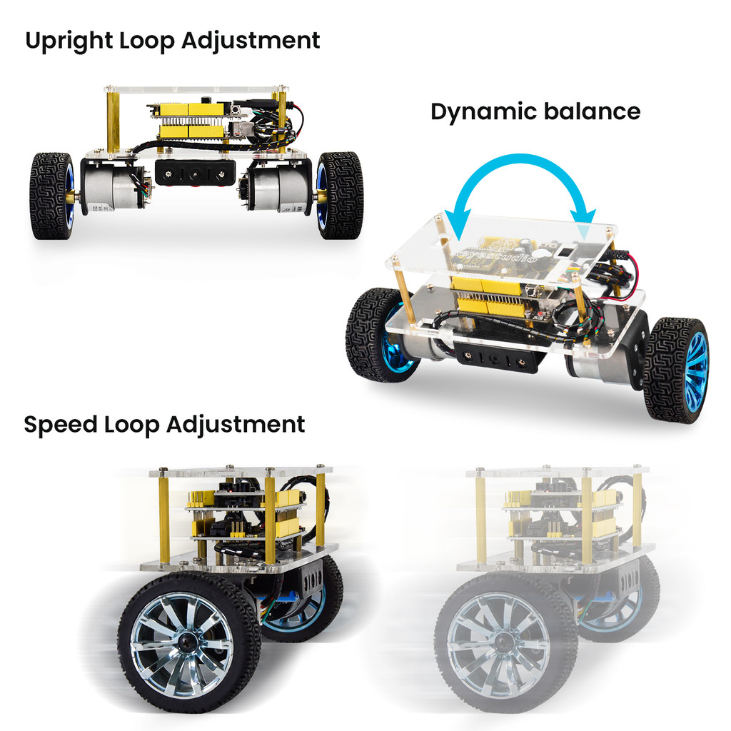 Keyestudio DIY Programmable Balance Robot Car Kit For Arduino UNO Robot Self-balancing Car DIY