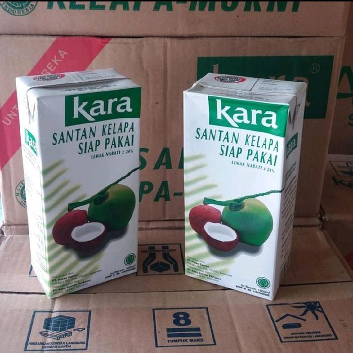 Santan Kara Murni Putih 1 Liter Satuan Coconut Milk 1L TERLARISBEST QUALITYBEST SELLER