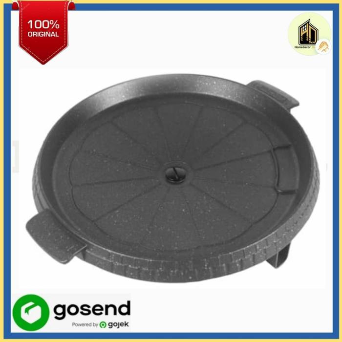 Krischef 35 Cm Joy Round Wajan Panggang / grill pan bulat / pemanggang