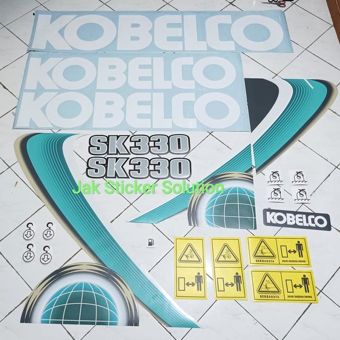 Stiker Kobelco Sk330-10 Sticker Excavator