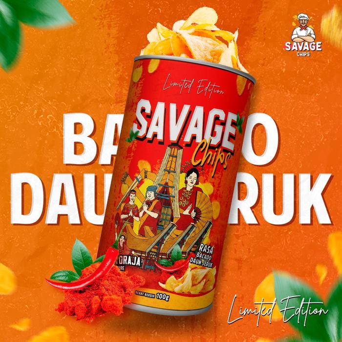 

(HEMAT) "LIMITED EDITION" KERIPIK VIRAL TANPA MSG DAN RENDAH MINYAK! KERIPIK SINGKONG PREMIUM SAVAGE