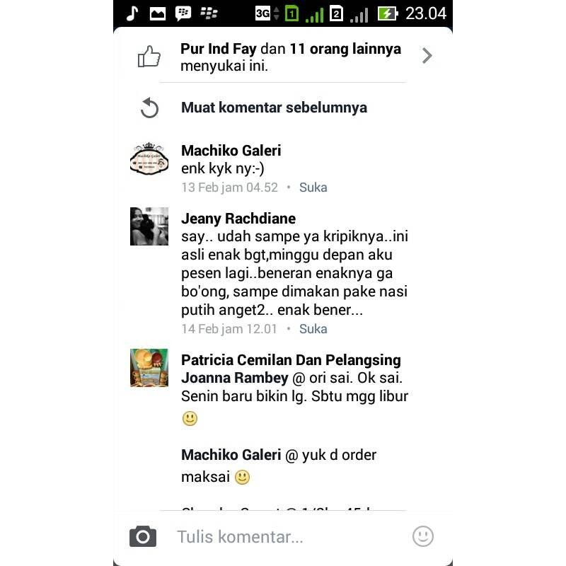 

KERIPIK PEDES HOMEMADE D JAMIN ENAK