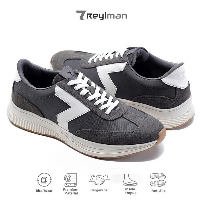 REYL MAN Luck Grey Sepatu Sneakers Pria