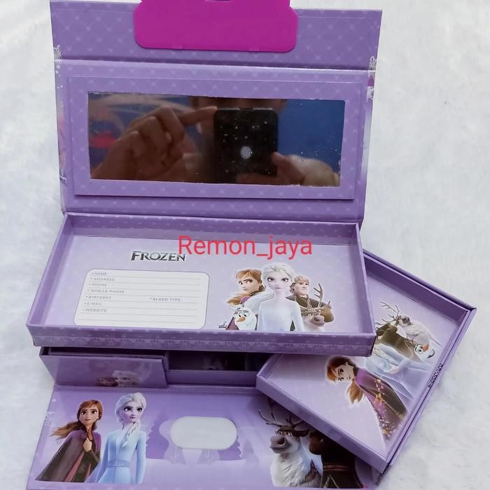 

kotak pensil/tempat pensil 3d gambar Frozen