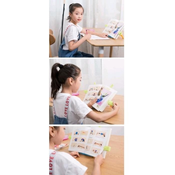 

Bisa Termin! Penyangga Buku, Book Stand Penahan Buku, Book Holder Desk