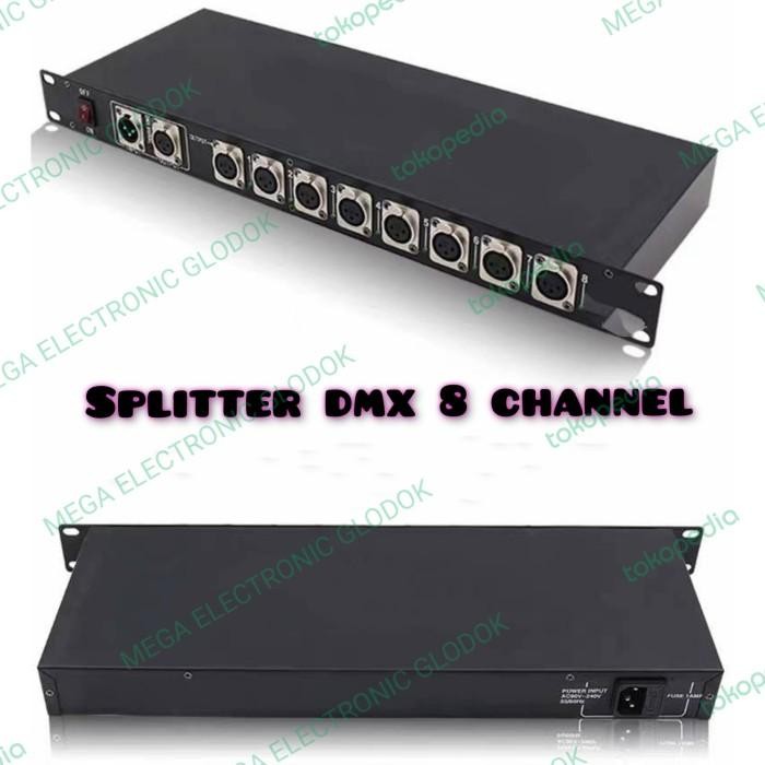 splitter dmx controller 8ch