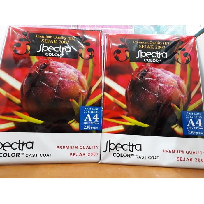 

Pilihan- Photo Paper Glosy Spectra Color