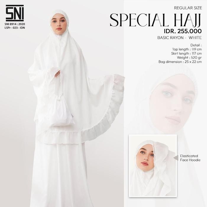 TERLARIS MUKENA TATUIS PUTIH CANTIK READY STOCK