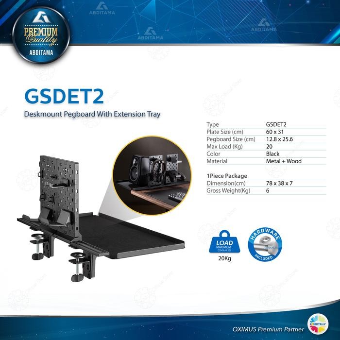 

CPU Speaker Extention Board Tray Pegboard DIY Deskmount OXIMUS GSDET2