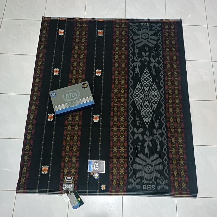 TERLARIS kain sarung bhs classic hitam READY STOCK