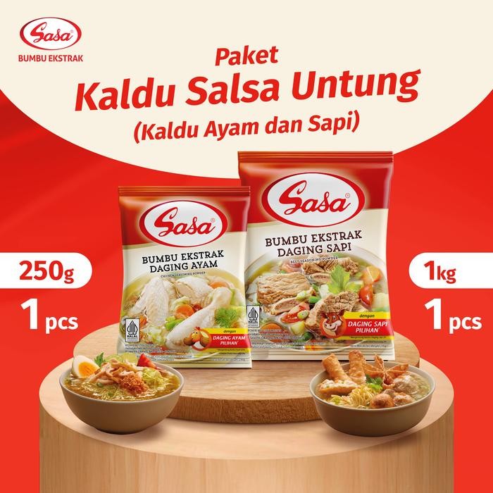 

ASLI Paket Bundling SASA Kaldu Pelezat 1 READY STOCK