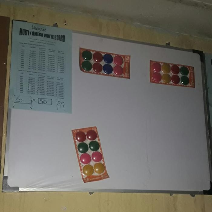 

NEW PRODUK WHITE BOARD MAGNET 60X80CM TUTI FRUITY