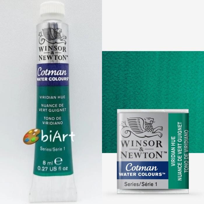 

NEW PRODUK CAT AIR COTMAN WATER COLOUR VIRIDIAN HUE TUBE 8 ML WINSOR & NEWTON MAWAR-89