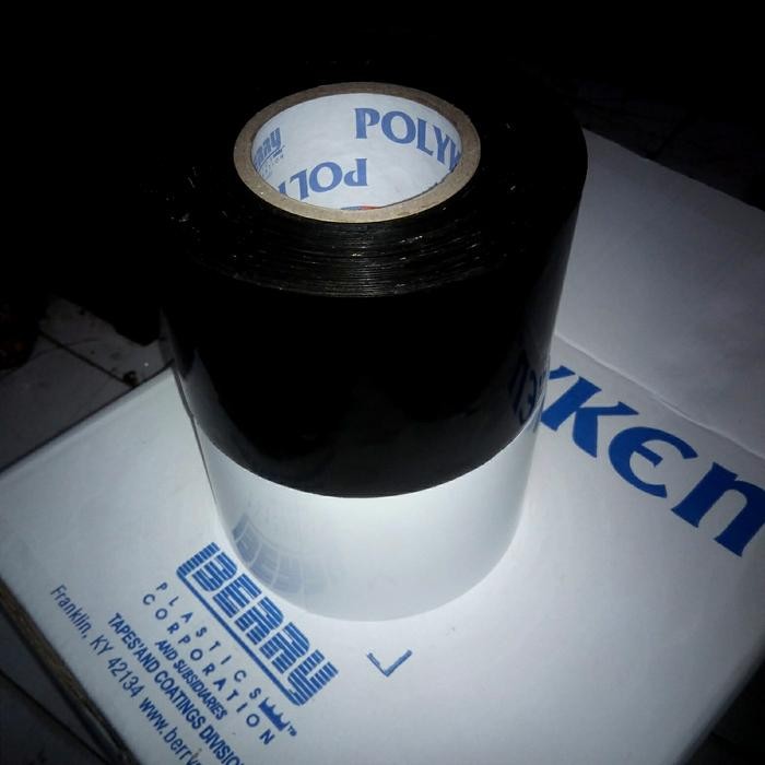 

Isolasi Pipa Gas Polyken Tape 4 Inci X 100Ft