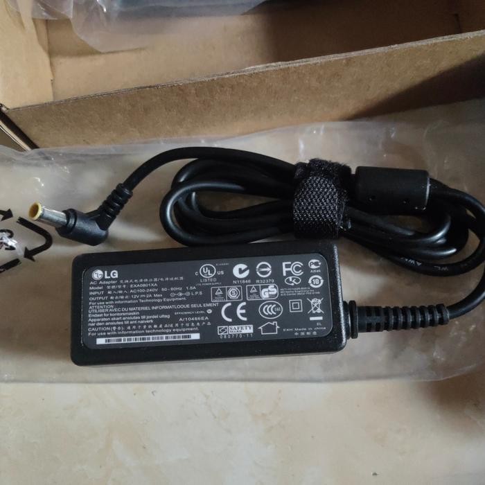 Dijual adaptor charger monitor LG flatron W1943S 12V 2A