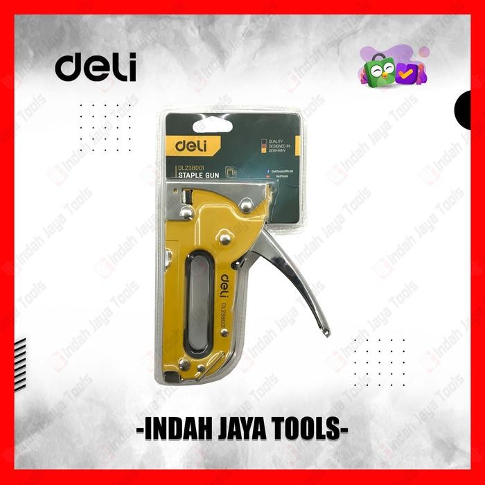 

DELI DL238001 STAPLES GUN 4 - 8 MM TACKER - STAPLE JOK HEKTER STEPLES