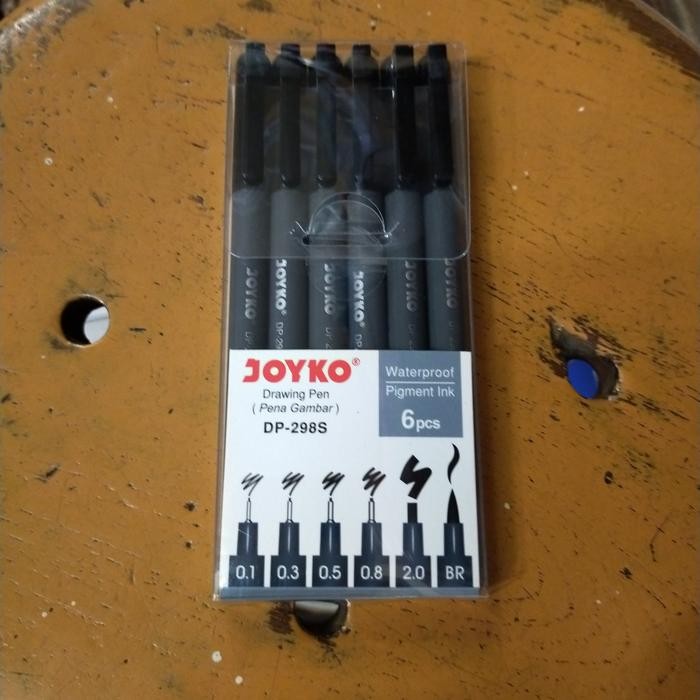 

Promo! Drawing Pen Waterproof Dp-298S (6Pcs)