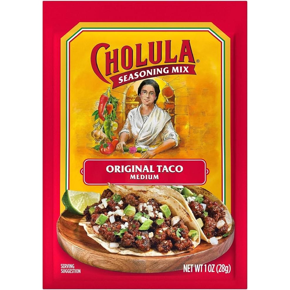 

Stok Baru Cholula Original Taco Medium Seasoning Mix Bumbu Tacos Daging Mexico
