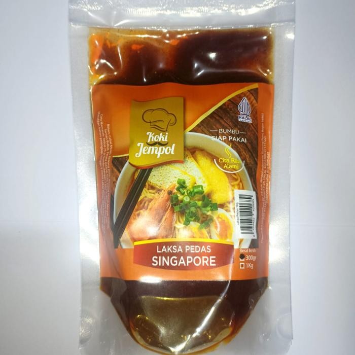 

Stok Baru Bumbu Laksa Singapore 300gr Kemasan Klip Pouch
