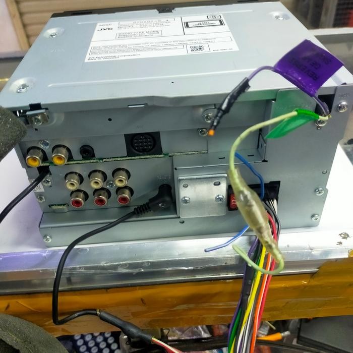 HEAD UNIT DOUBLEDIN JVC ORIGINAL HONDA HRV TERLARIS