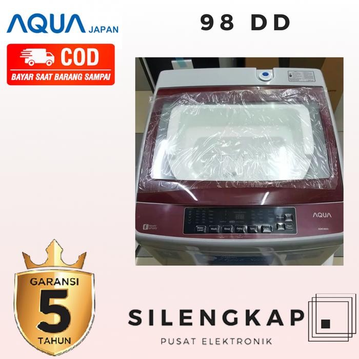 MESIN CUCI 9 KG AQUA QW 98 DD GARANSI RESMI