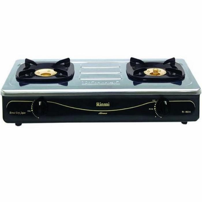 RINNAI : 602-A KOMPOR 2 TUNGKU API BESAR RI 602 A STAINLESS