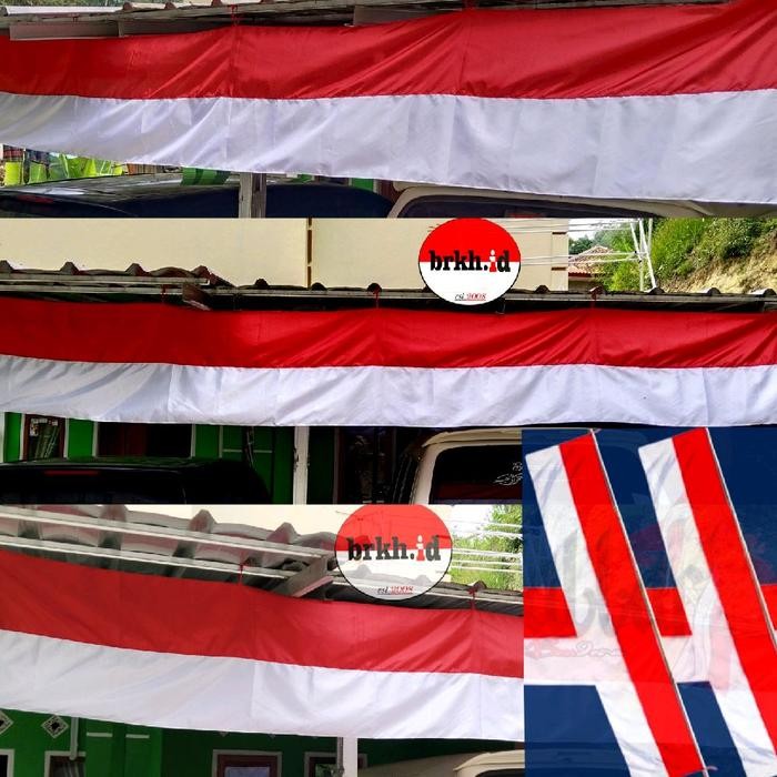 ASLI 6 Meter - Umbul Umbul Bendera Merah Putih Lespang Panjang Serbaguna Vertikal/Hzontal READY