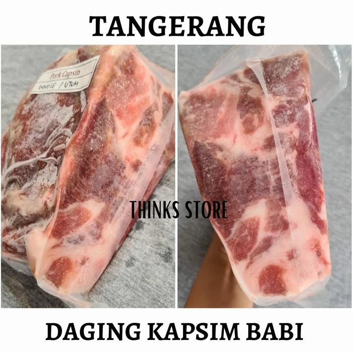 Pilihan- Bali Pork Kapsim / Babi Bali Kapsim Utuh / Daging Kapsim/Leher Babi