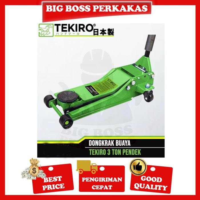 Ready TEKIRO Dongkrak buaya 3 Ton TEKIRO / Dongkrak buaya ceper 3 Ton